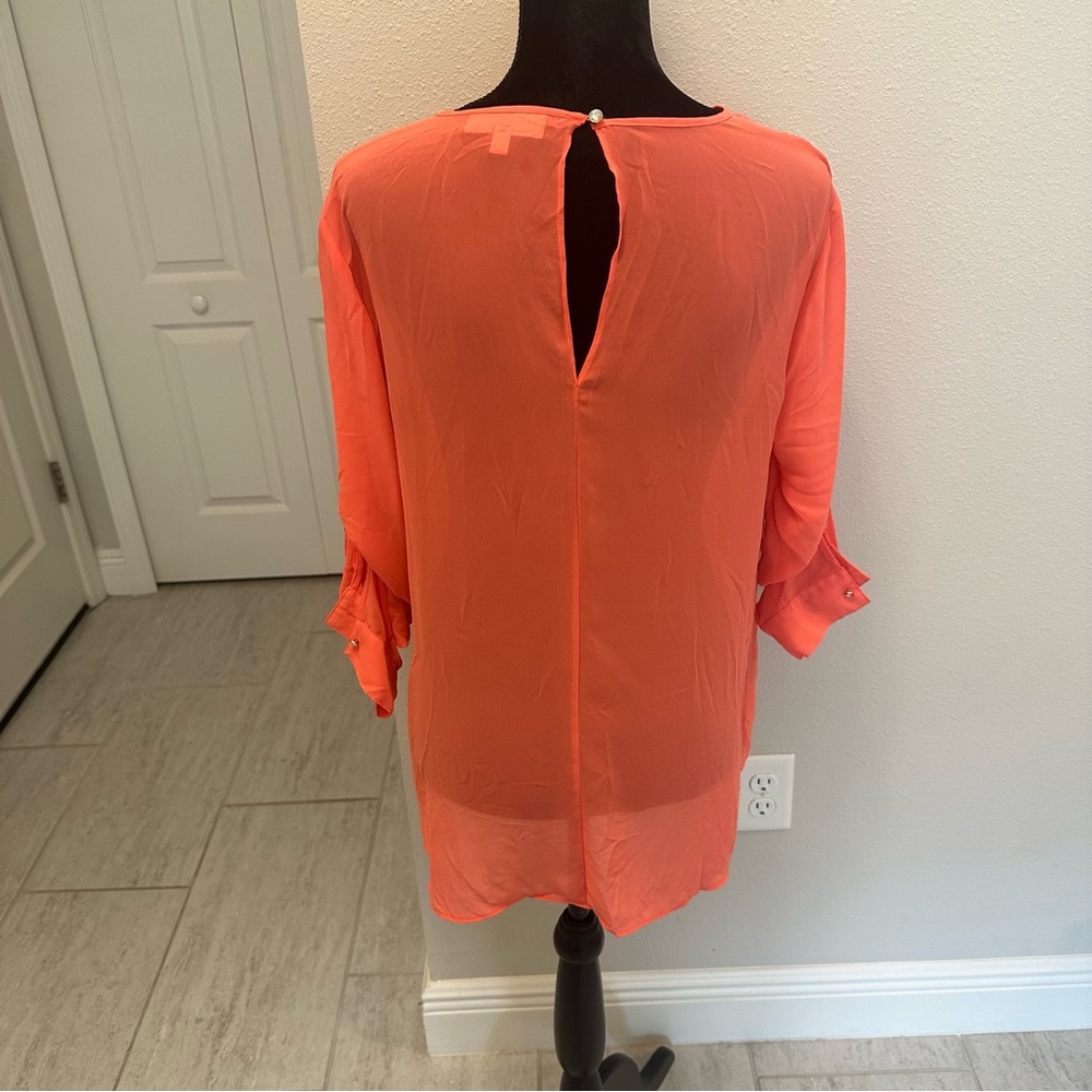 Jennifer Lopez Ruffle Top 🩷🧡 - Picture 6 of 6